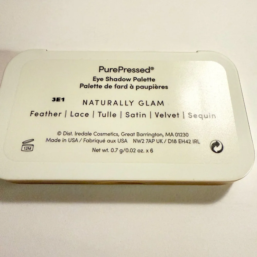 Jane Iredale Naturally Glam Pure Pressed Eye Shadow Palette